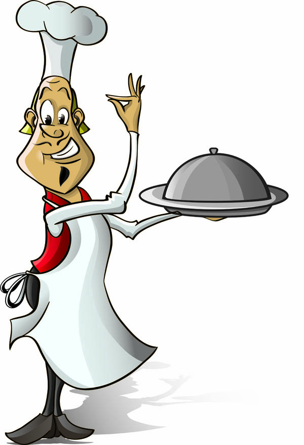 Cartoon waiter image (94468) Free EPS Download / 4 Vector